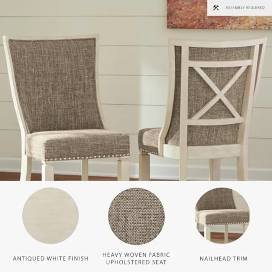 Bolanburg Modern Farmhouse Upholstered Dining Chair view 4