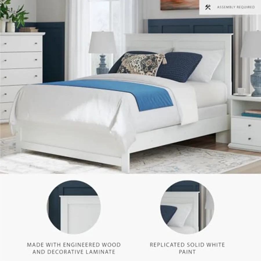 Bostwick Shoals Transitional Queen Panel Bed view 4