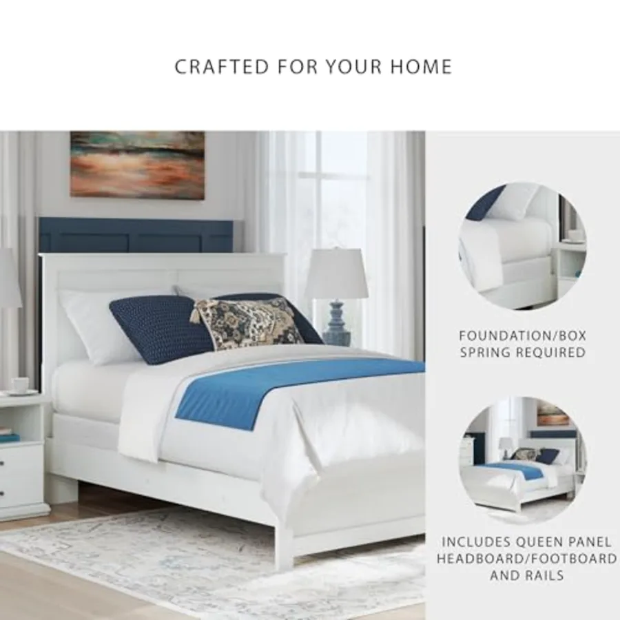 Bostwick Shoals Transitional Queen Panel Bed view 5