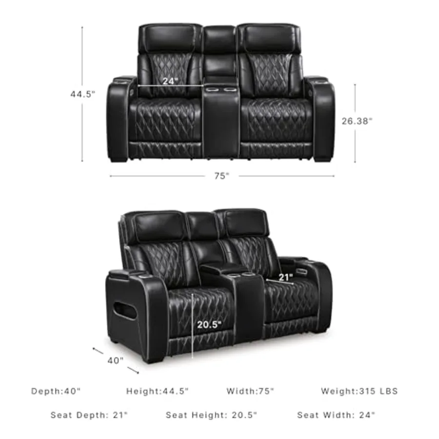 Boyington Power Reclining Loveseat with Console view 2