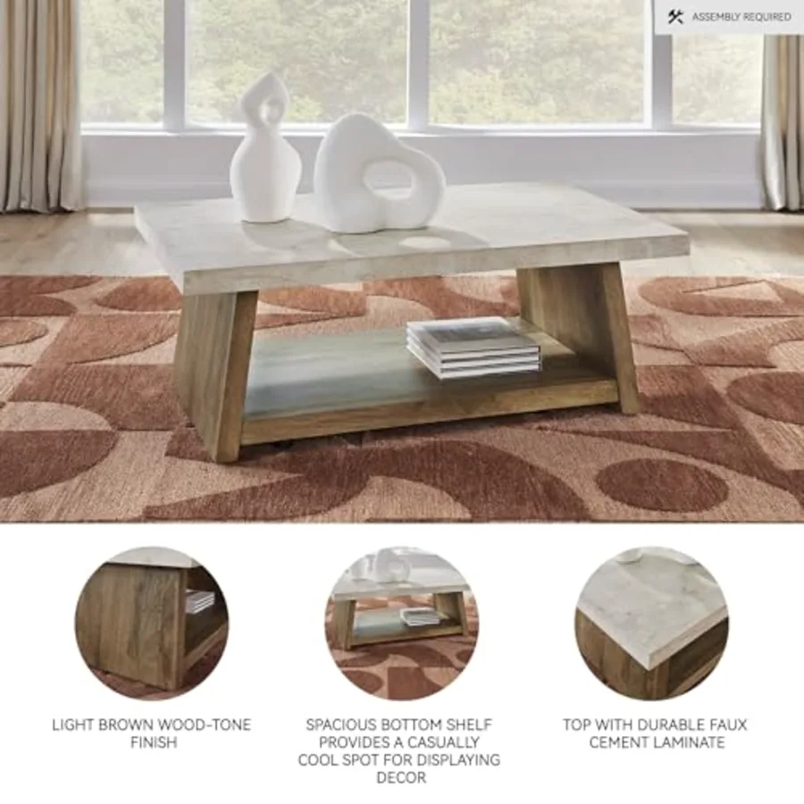 Brendalhouse Coffee Table with Wheels view 4