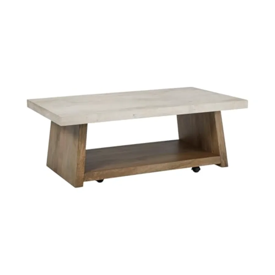 Brendalhouse Coffee Table with Wheels