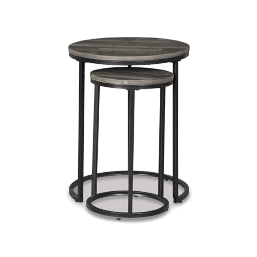 Briarsboro Urban Industrial Nesting Accent Table Set