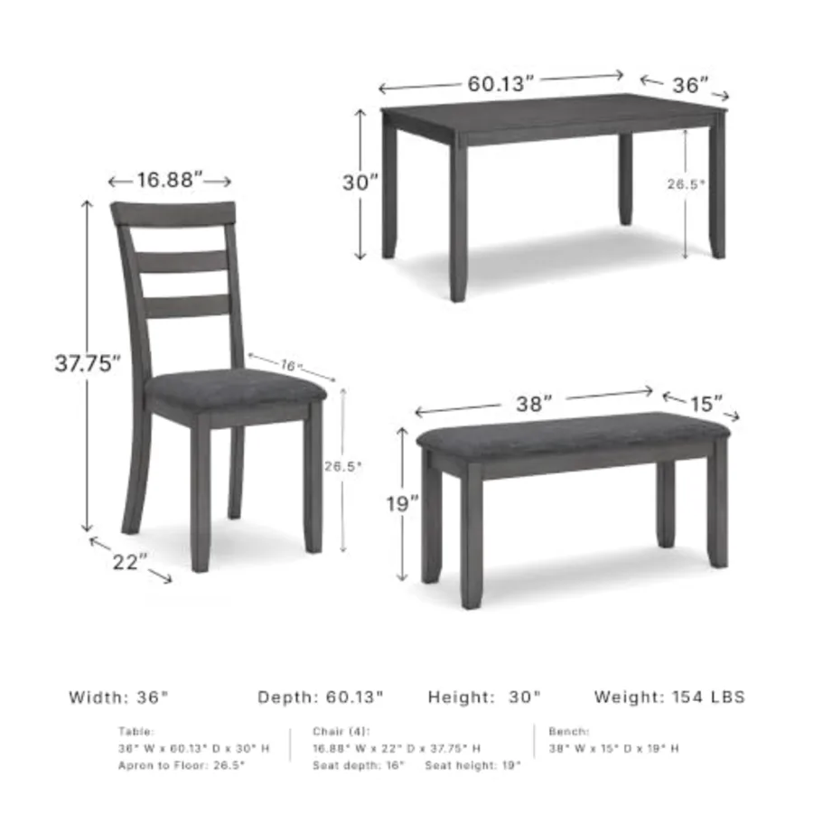 Bridson 6 Piece Dining Set view 2