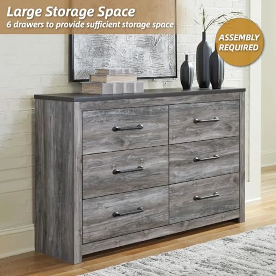 Bronyan Contemporary 6 Drawer Dresser view 4