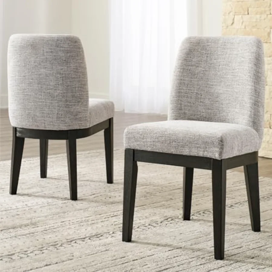 Burkhaus Traditional Upholstered Dining Chair view 2