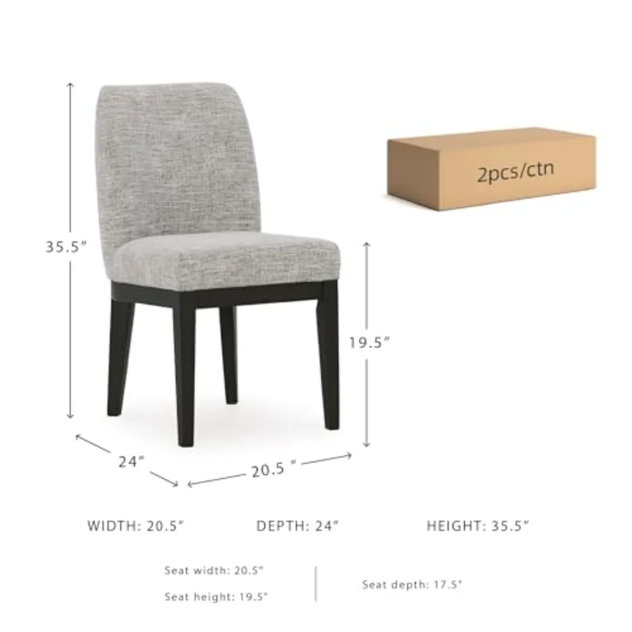 Burkhaus Traditional Upholstered Dining Chair view 3
