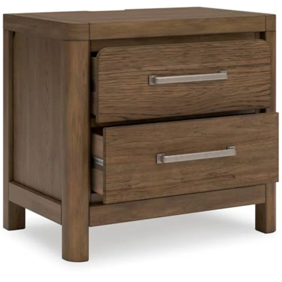 Cabalynn 2-Drawer Nightstand with USB Ports view 4