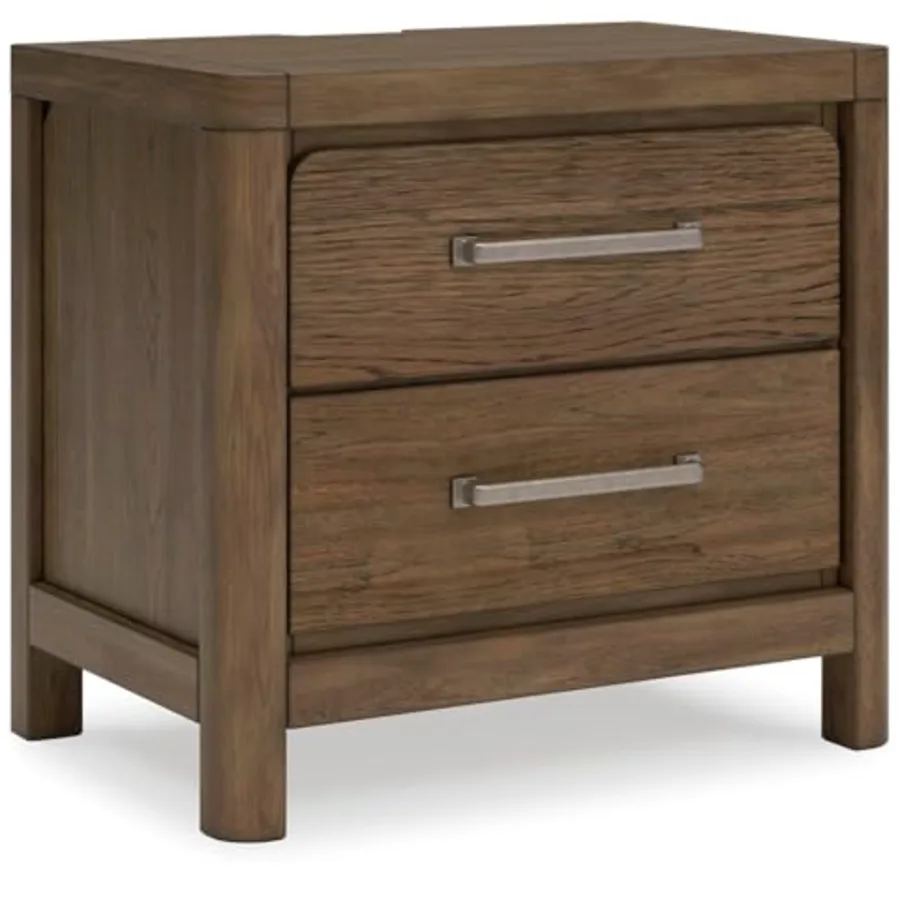 Cabalynn 2-Drawer Nightstand with USB Ports