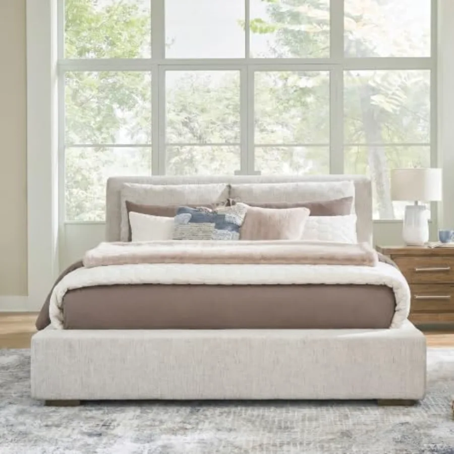 Cabalynn King Size Upholstered Bed Frame view 2