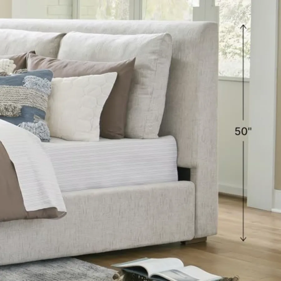Cabalynn King Size Upholstered Bed Frame view 4