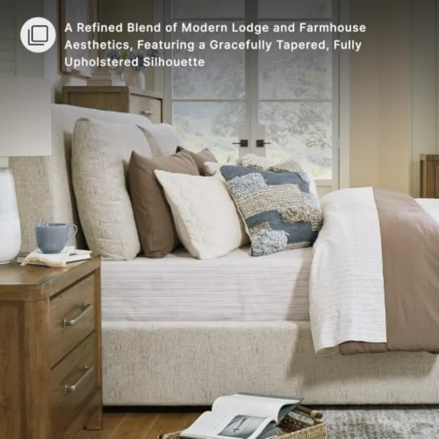 Cabalynn King Size Upholstered Bed Frame view 5