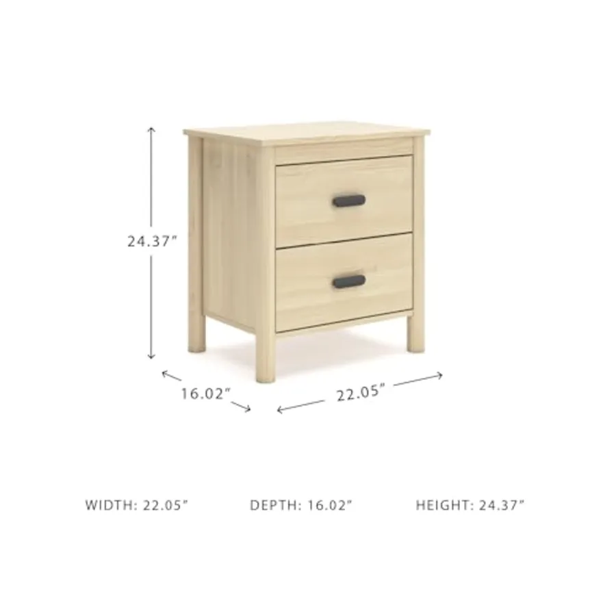 Cabinella 2-Drawer Nightstand view 3