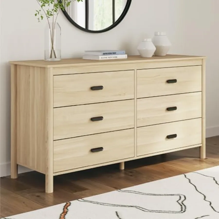 Cabinella 6 Drawer Bedroom Dresser view 2