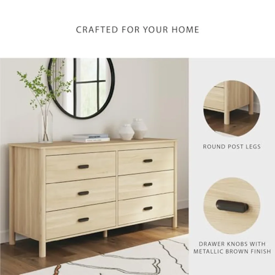 Cabinella 6 Drawer Bedroom Dresser view 5