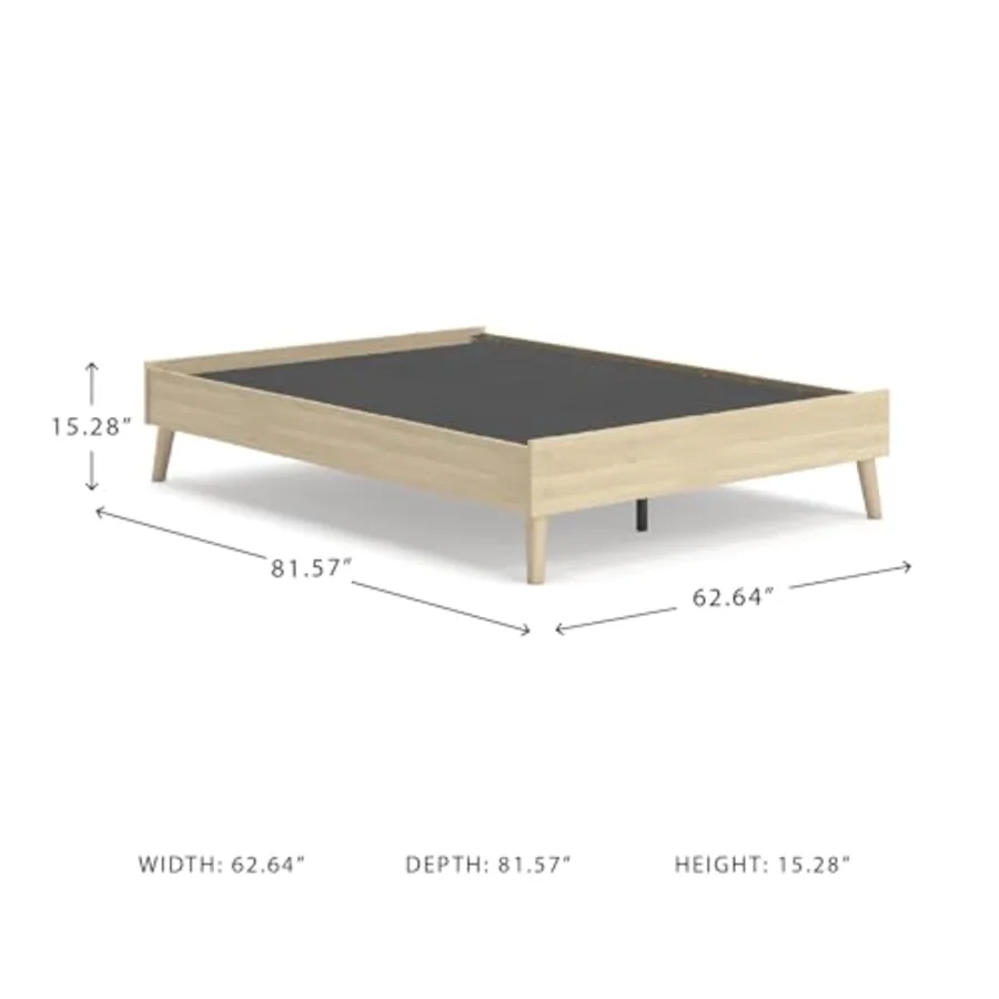 Cabinella Queen Platform Bed Frame view 3