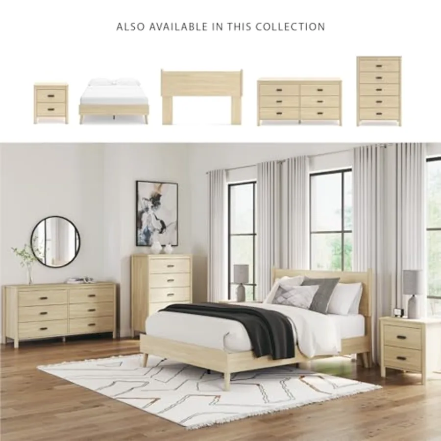 Cabinella Queen Platform Bed Frame view 5
