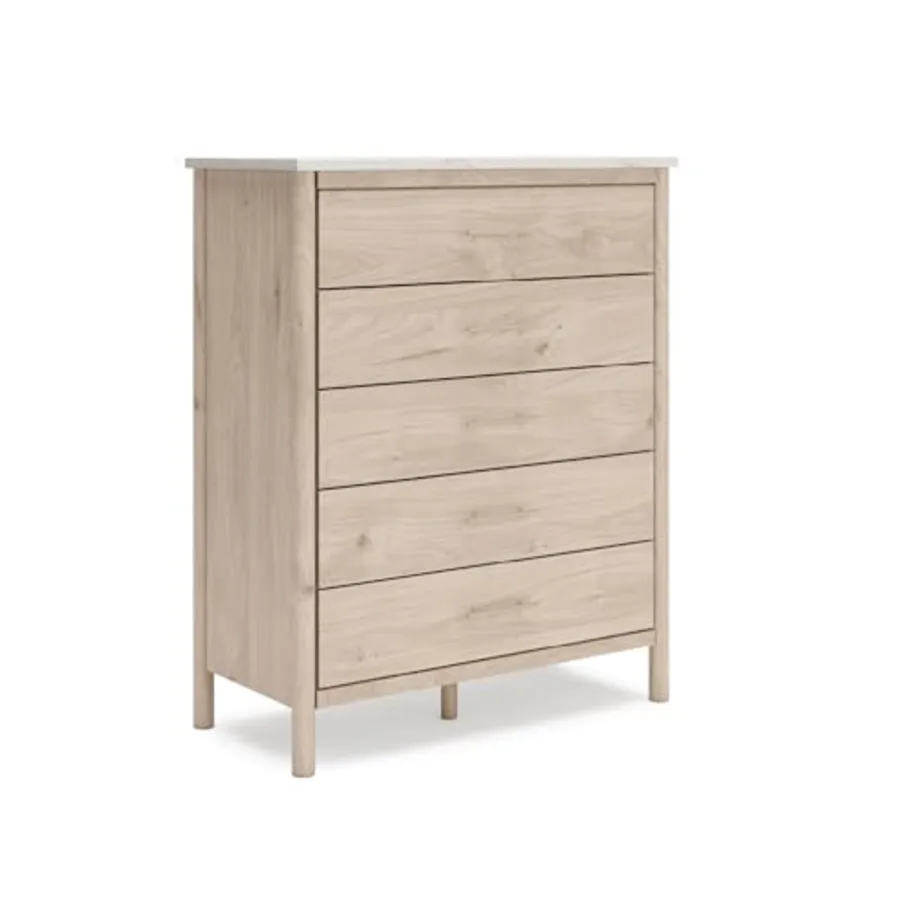 Cadmori Bohemian 5-Drawer Chest of Drawers with Replicated