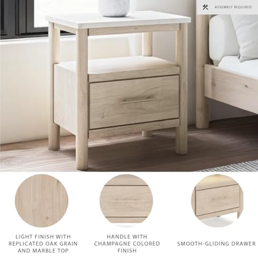 Cadmori Nightstand with Wireless Charging view 4