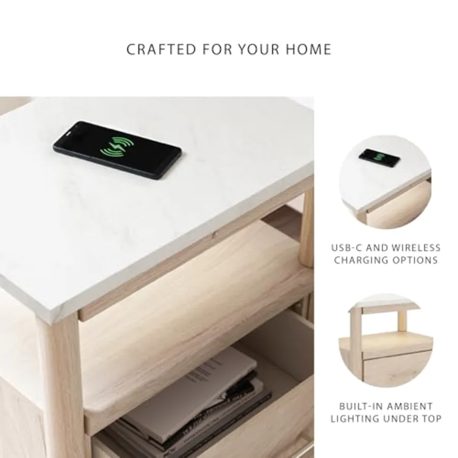 Cadmori Nightstand with Wireless Charging view 5