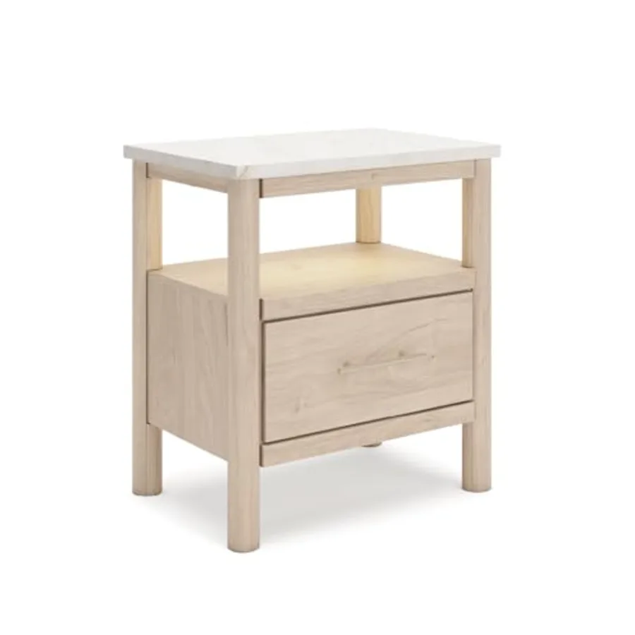 Cadmori Nightstand with Wireless Charging