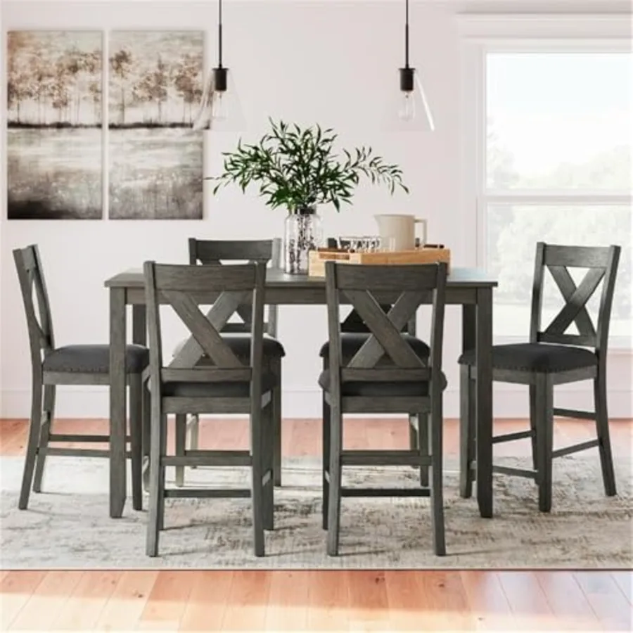 Caitbrook Counter Height Dining Table Set for 6 view 5