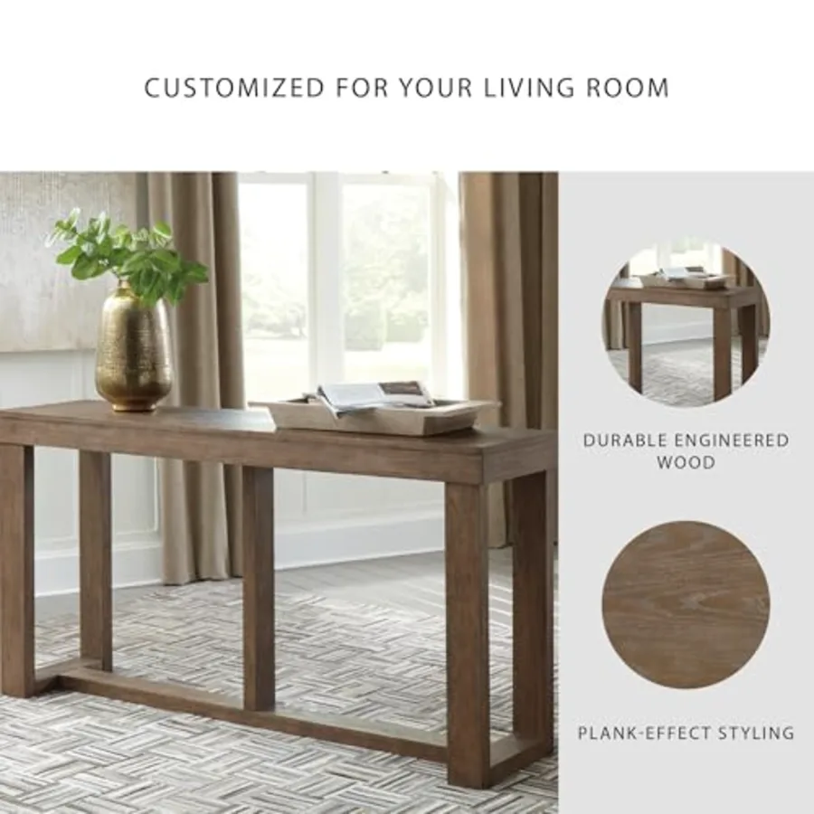 Cariton Sofa Console Table Behind Sofa view 5
