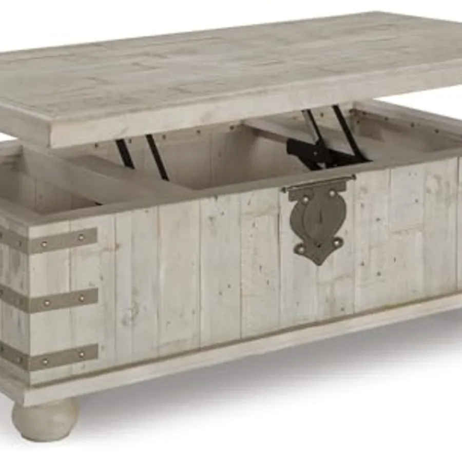 Carynhurst Lift Top Rustic Farmhouse Cocktail Table view 3