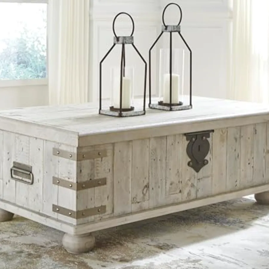 Carynhurst Lift Top Rustic Farmhouse Cocktail Table