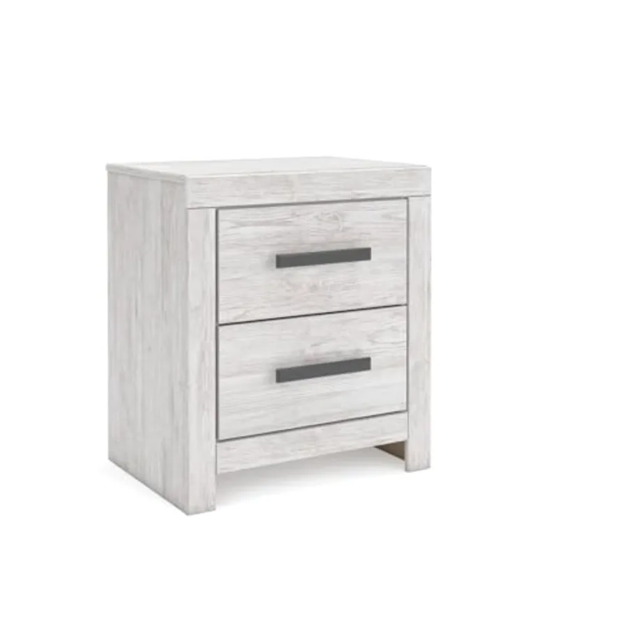 Cayboni Casual Nightstand with Framed Front and Pilasters
