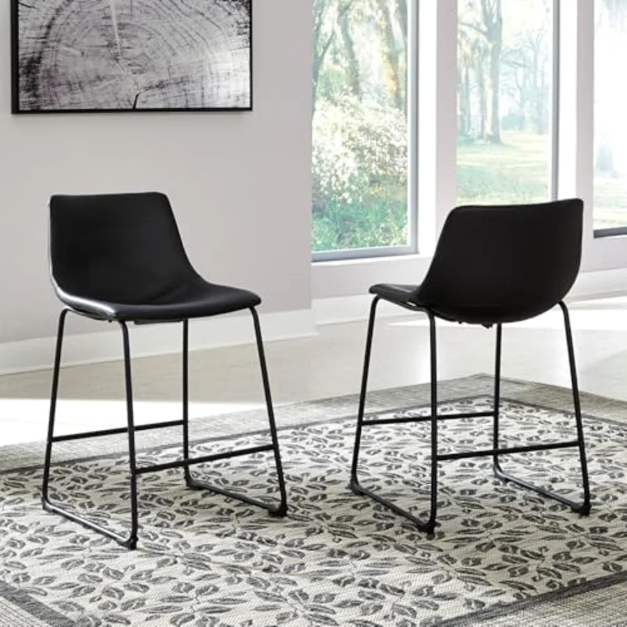 Centiar 24" Counter Height Modern Bucket Barstool view 2