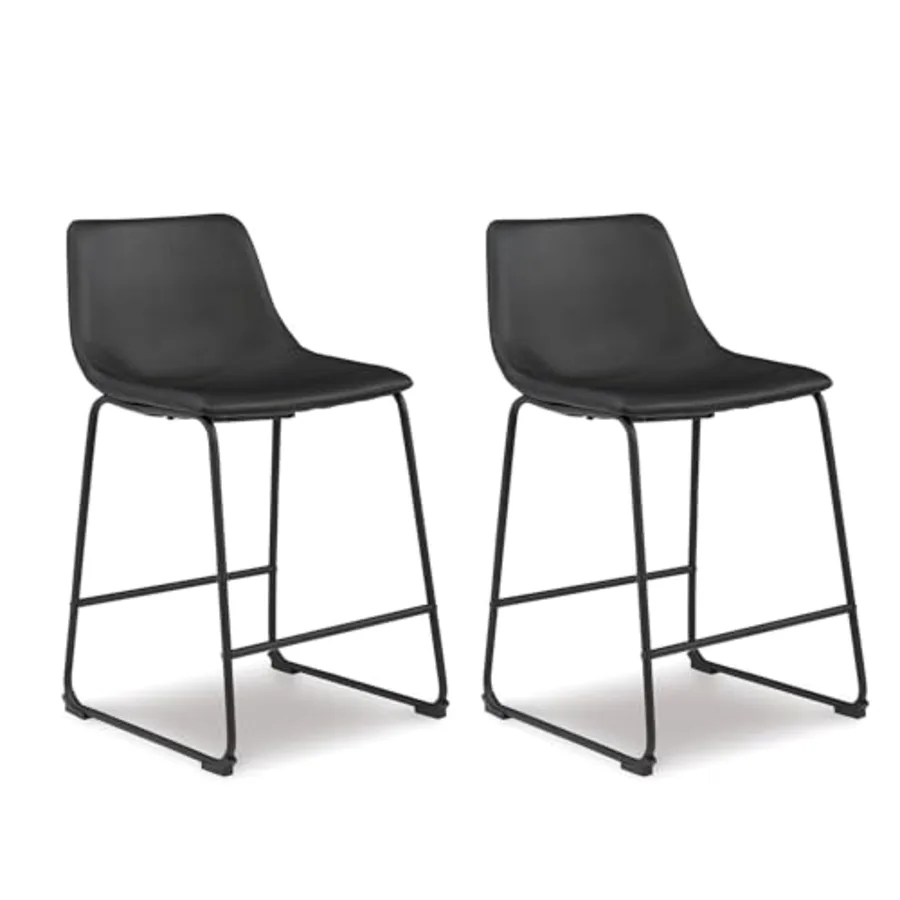 Centiar 24" Counter Height Modern Bucket Barstool