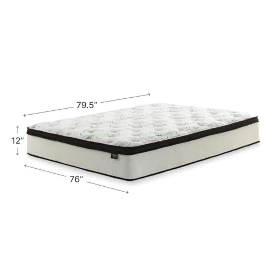 Chime Hybrid King 12" Mattress with Gel Memory Foam view 2