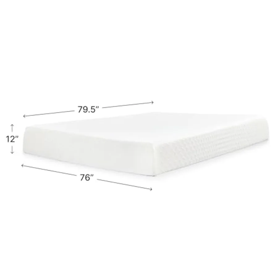Chime Memory Foam 12" King Mattress with Thick Memory view 2