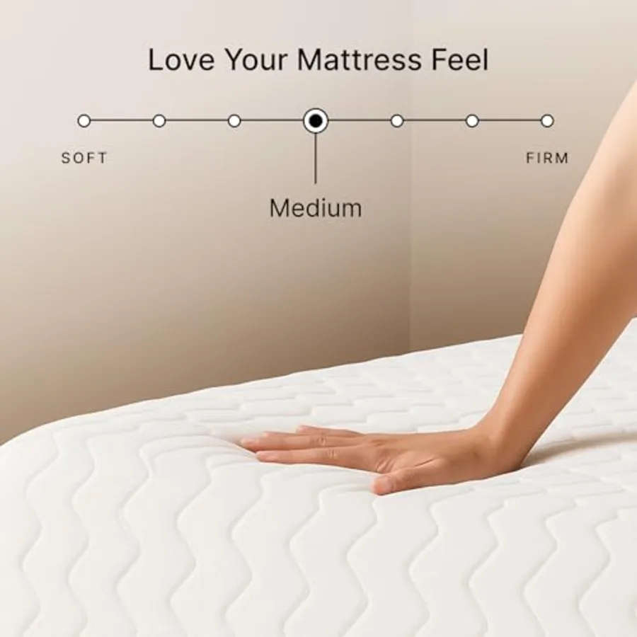 Chime Memory Foam 12" Twin Mattress with Thick Memory view 5