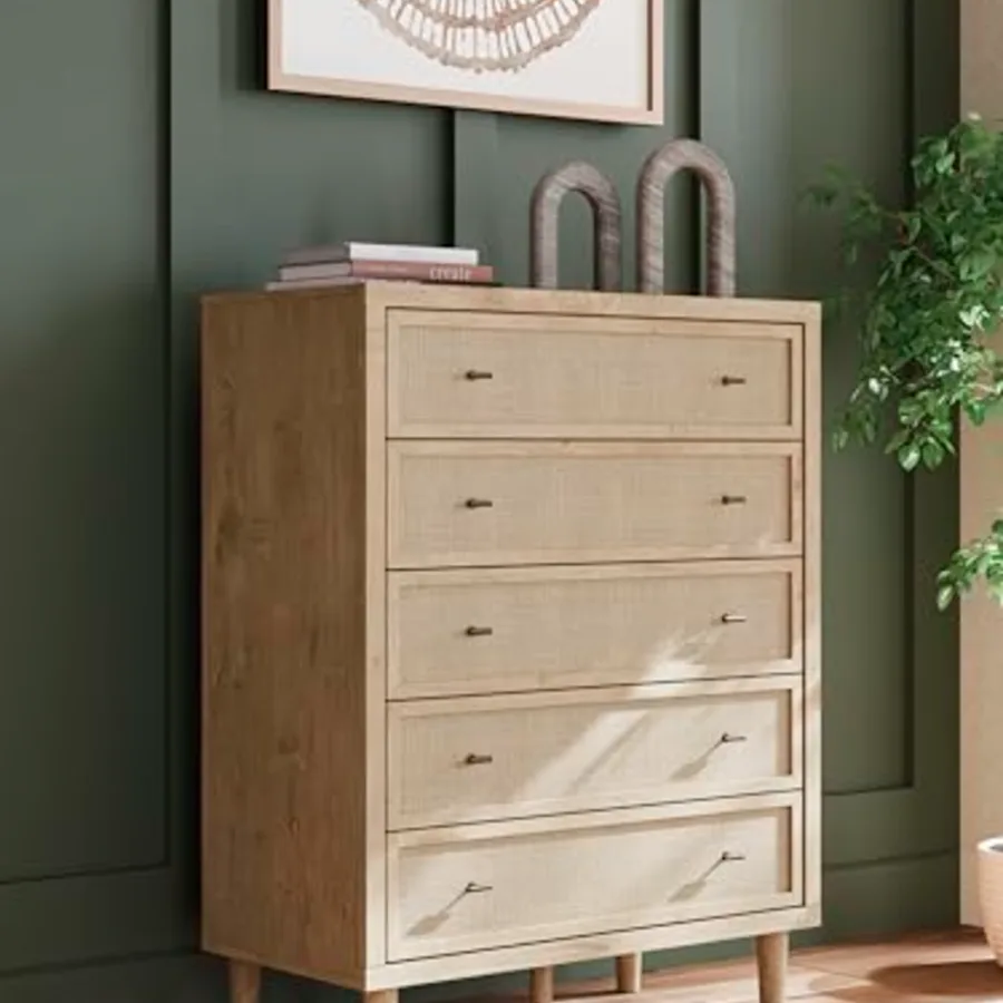 Cielden 5-Drawer Tall Dresser view 2
