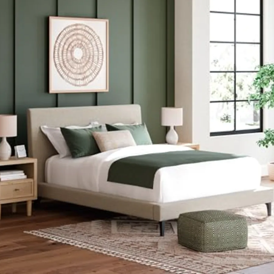 Cielden Queen Upholstered Platform Bed