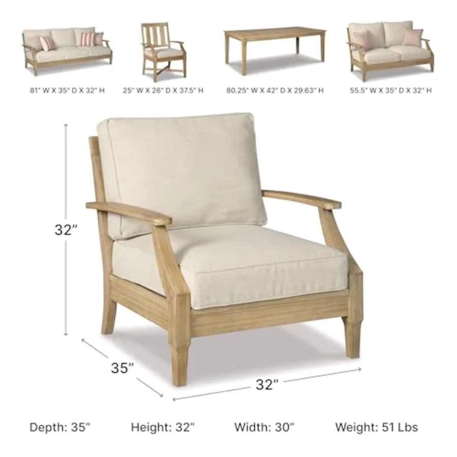 Clare View Outdoor Lounge Chair view 3