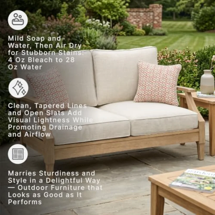 Clare View Outdoor Loveseat with Cushion view 5