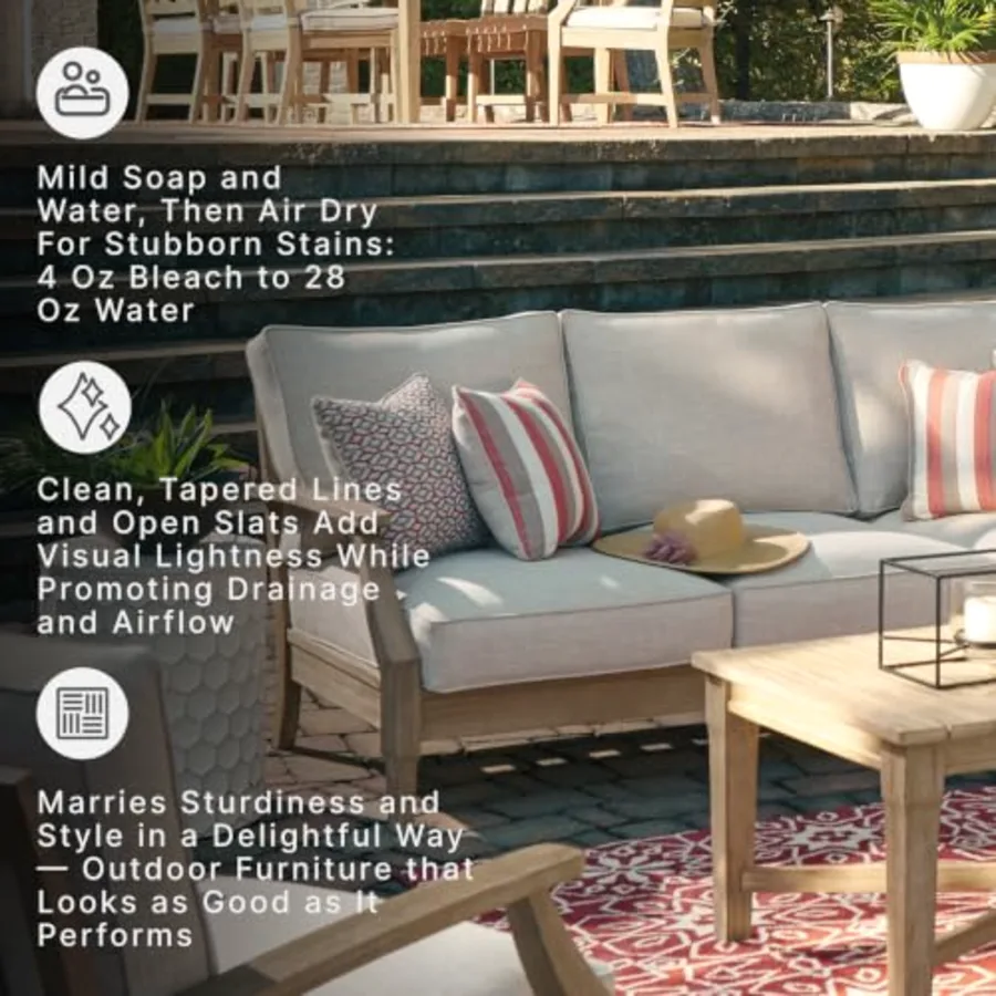 Clare View Outdoor Patio Sofa view 5