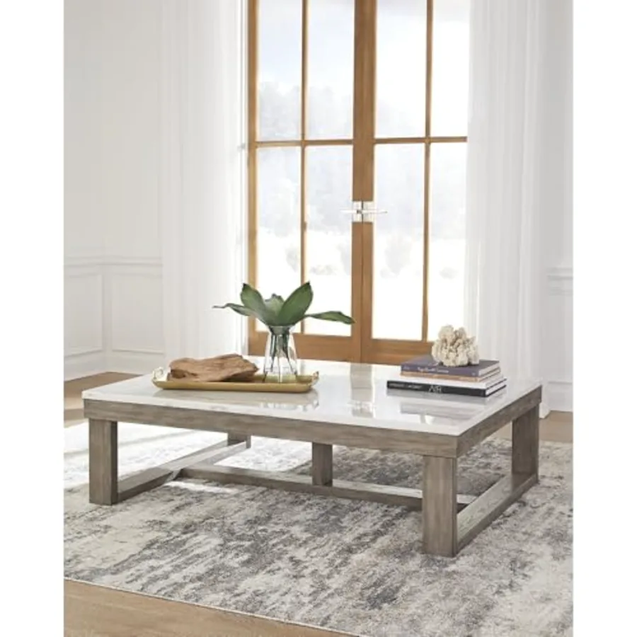 Coffee Table Rectangular Marble view 2