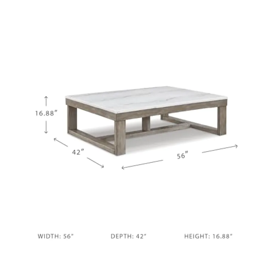 Coffee Table Rectangular Marble view 3
