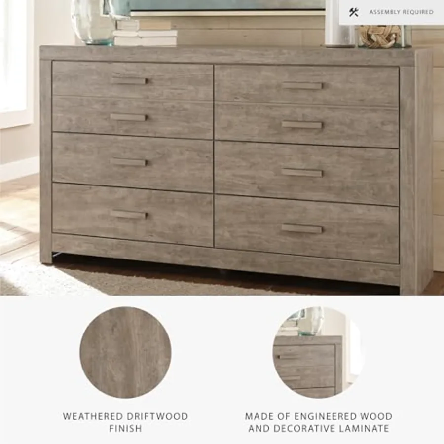 Culverbach Scandinavian 6 Drawer Dresser view 4
