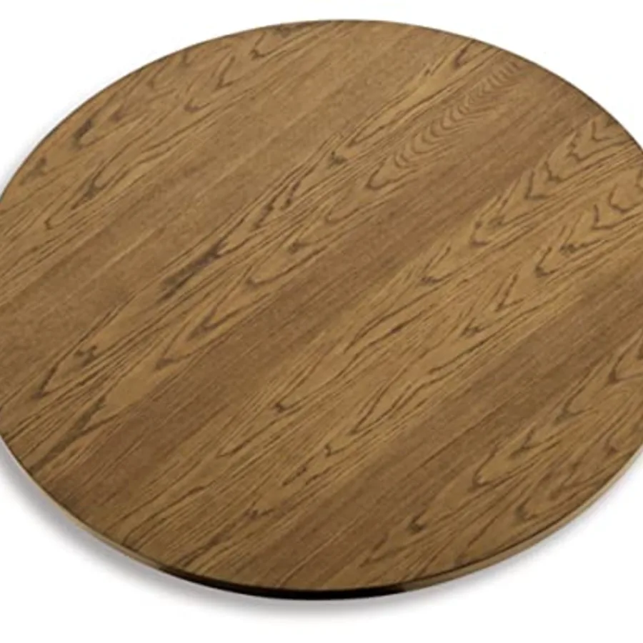 Dakmore Contemporary Dining Table with Geometric Base view 4