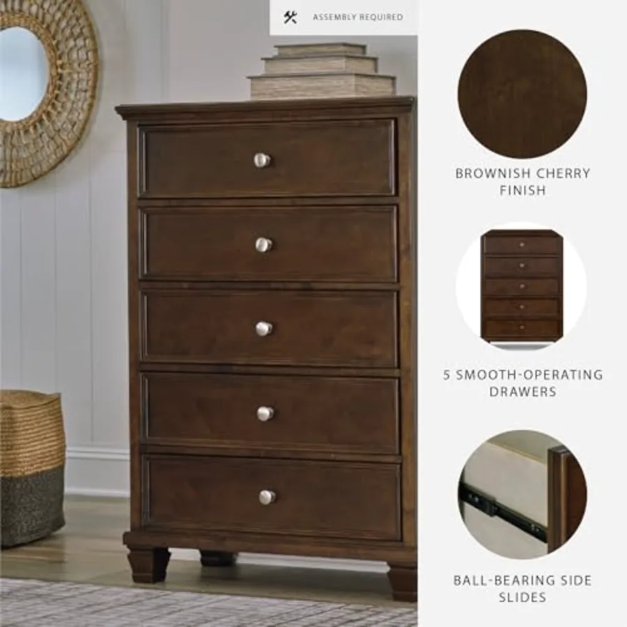 Danabrin 5 Drawer Chest of Drawers view 4