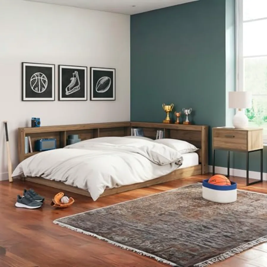 Deanlow Full Bookcase Storage Bed view 2