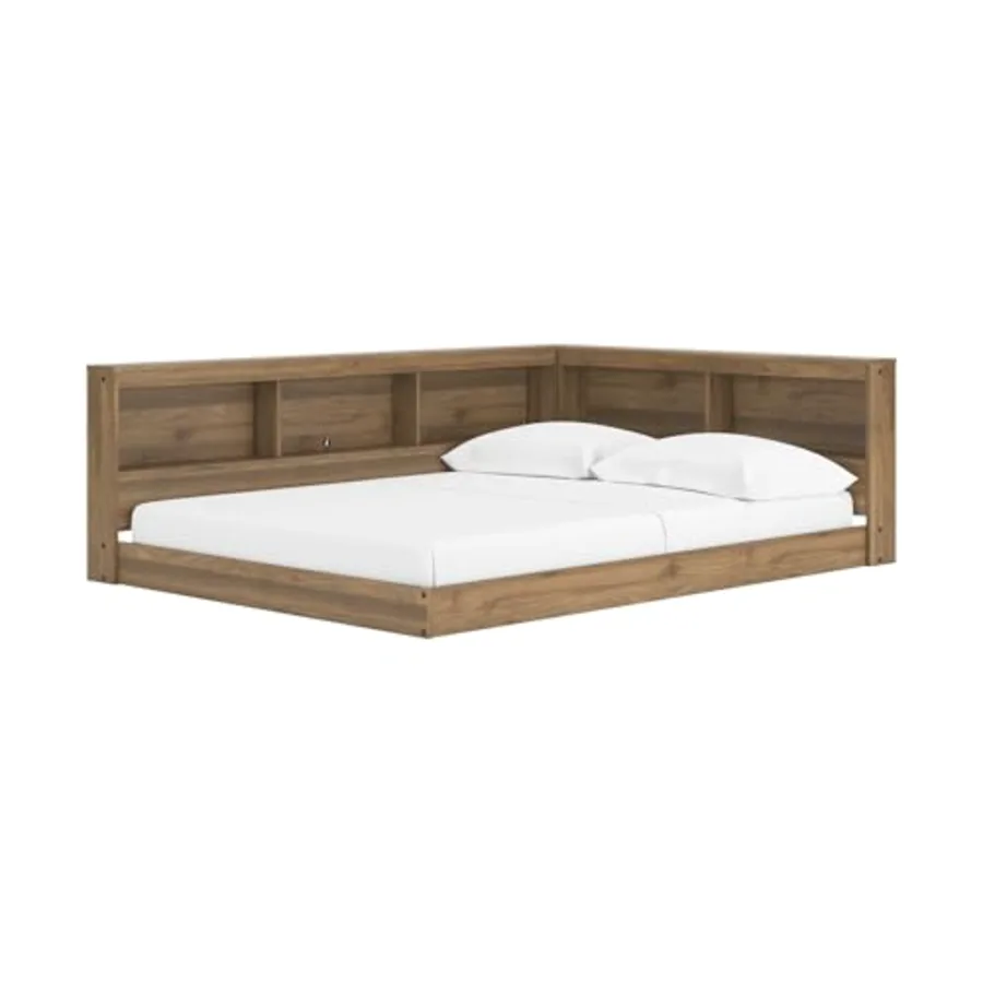 Deanlow Full Bookcase Storage Bed