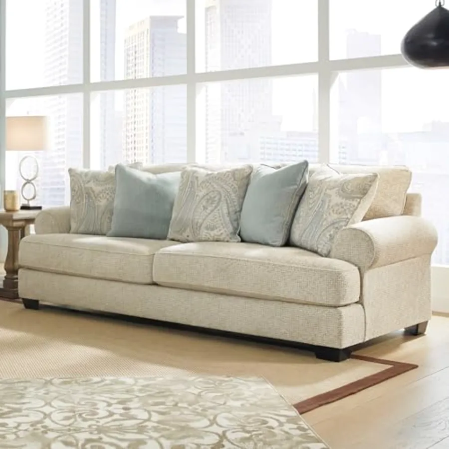 Deep Seat Chenille Sofa view 2