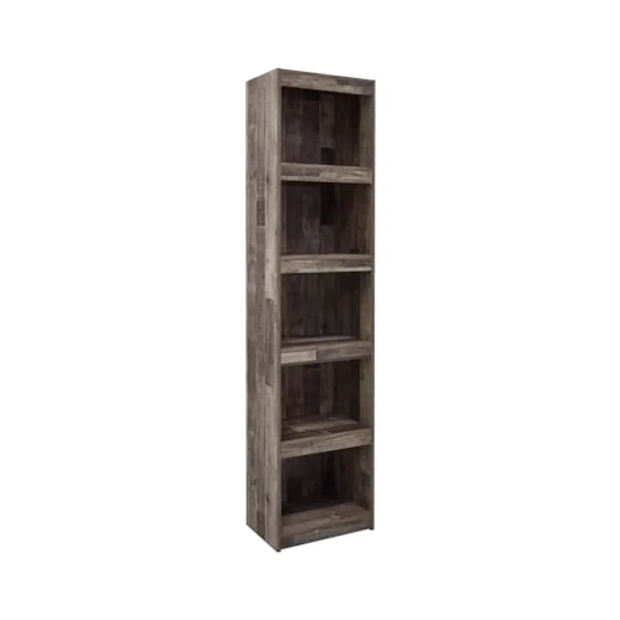 Derekson Rustic Pine Grain Finished Pier with 3 Adjustable
