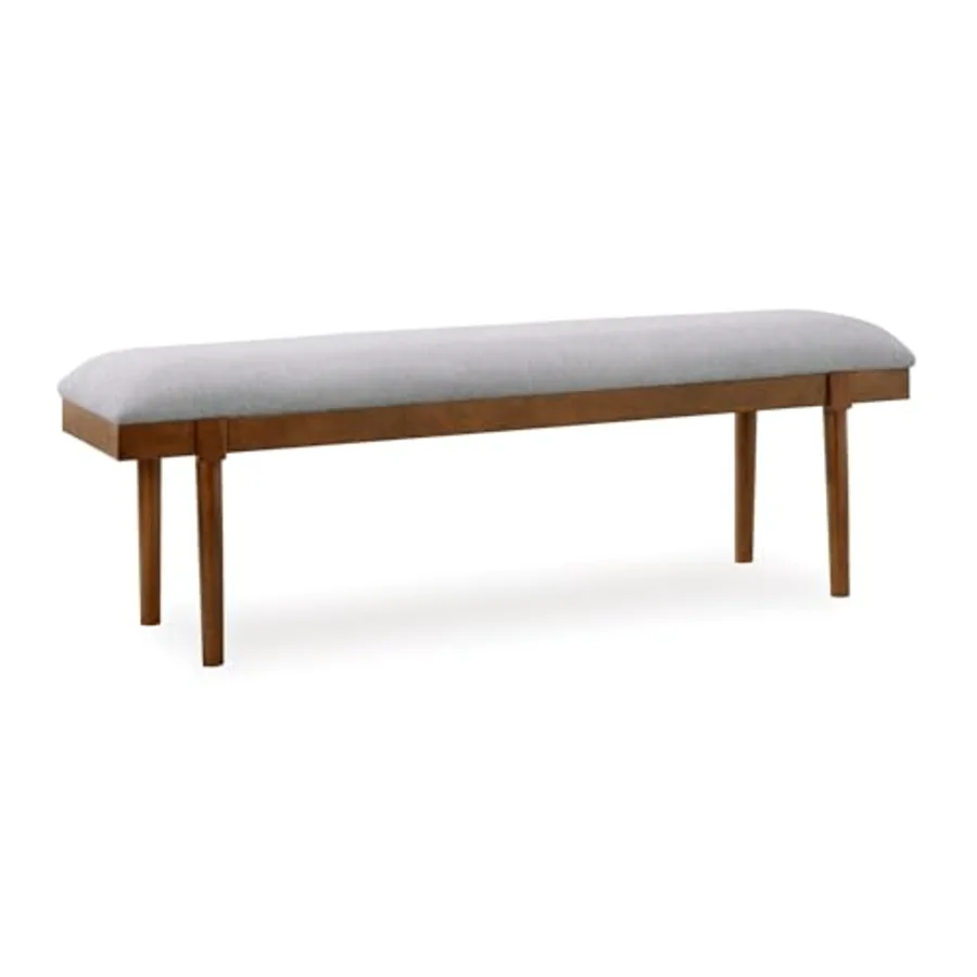 Dining Bench 59" Backless Upholstered Wood